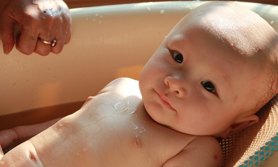bébé bain